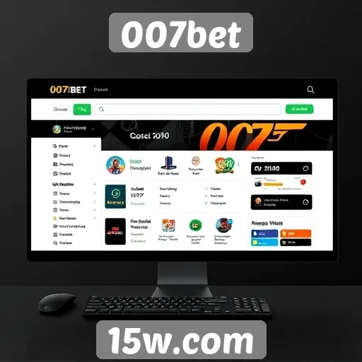 Interface e experiência do usuário no 007bet